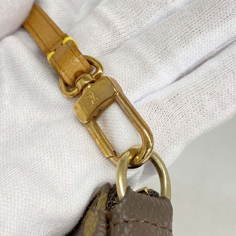 LOUIS VUITTON Brown Monogram Pochette Pouch - Picture 8 of 10